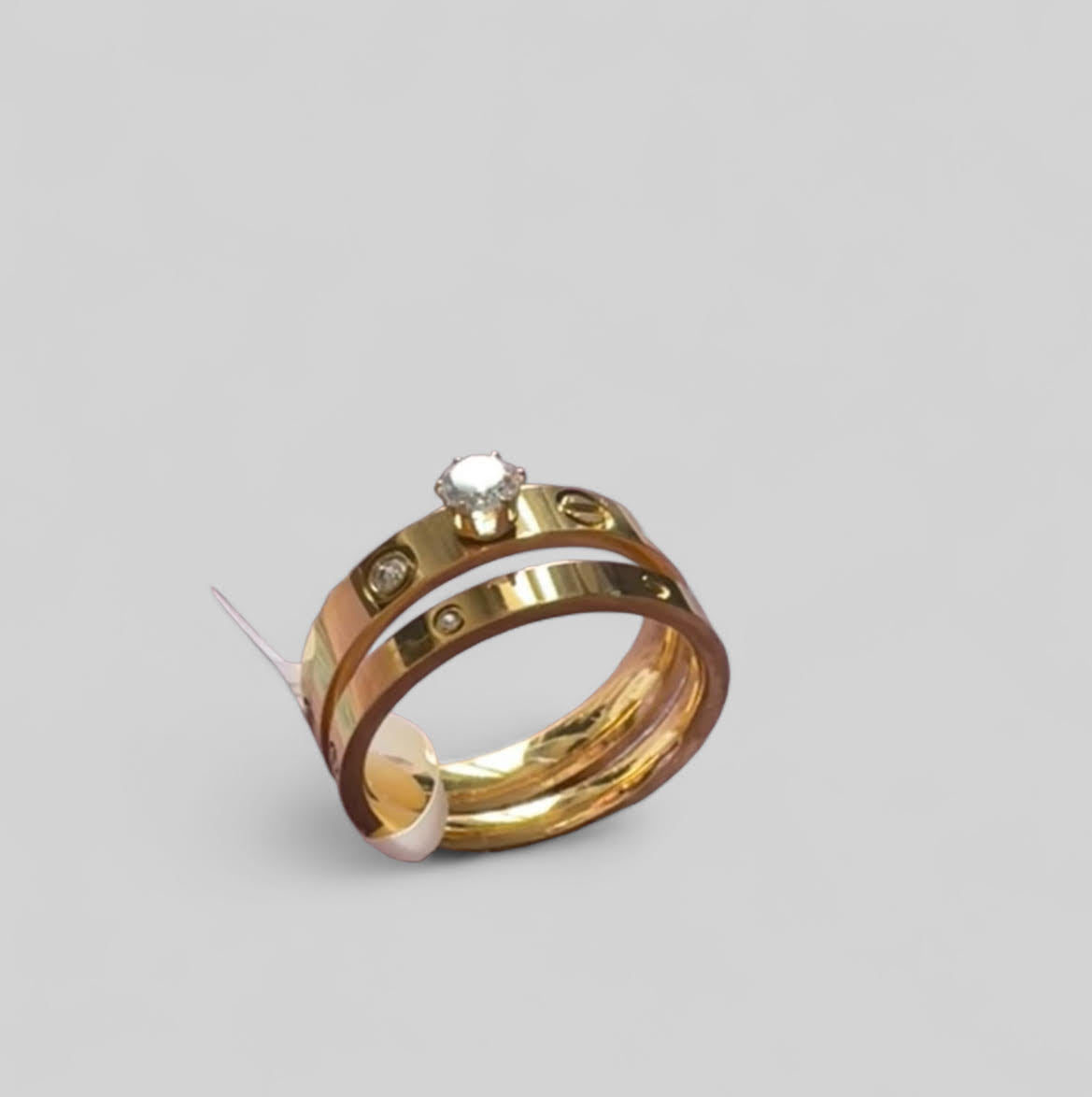 Bague en acier inoxydable